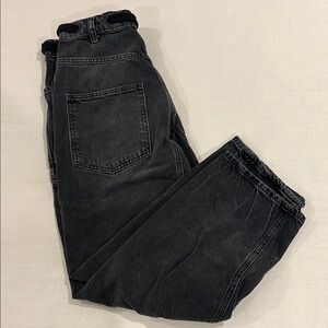 Free People Black Boyfriend Jeans Relaxed Style